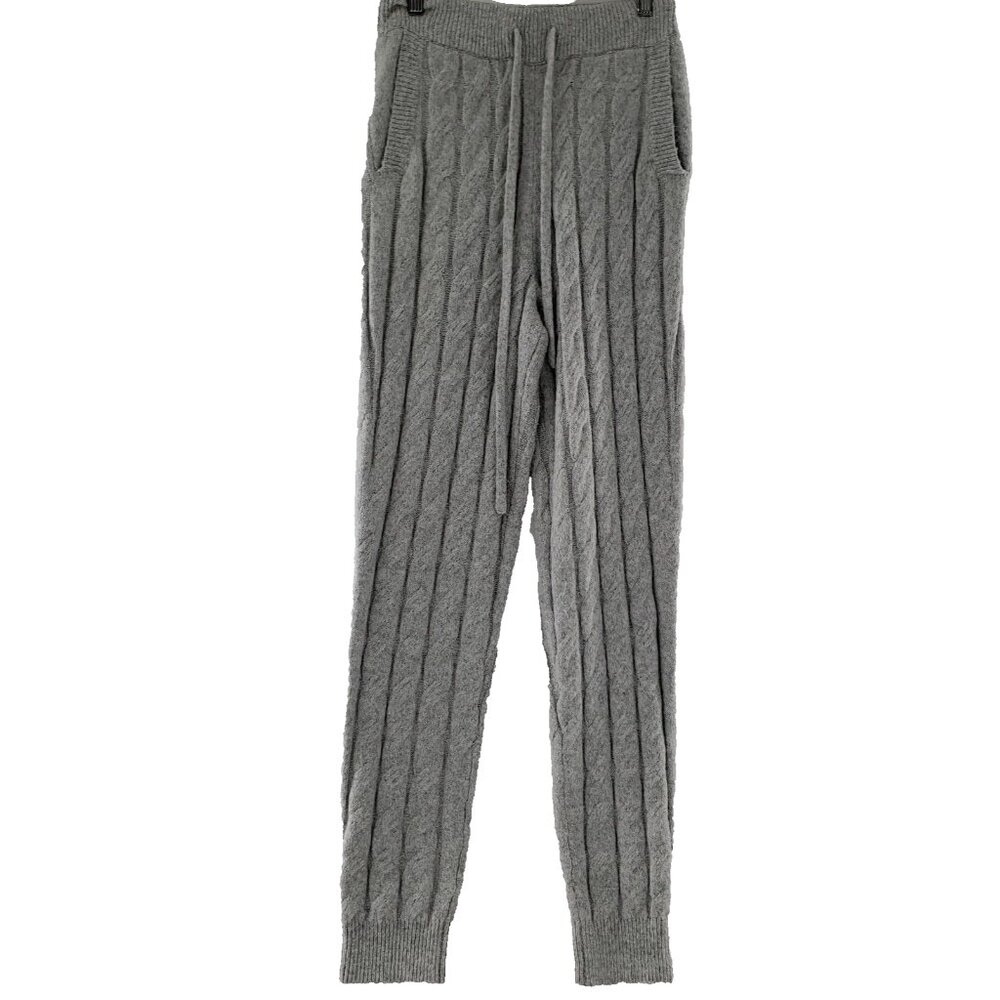 EVERY Woman's XS Gray Casual Sweat Pants Cable Knit‎